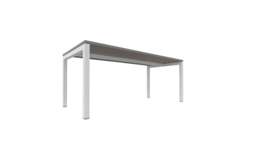Kontorskrivebord - metalramme og træplade - Image 2